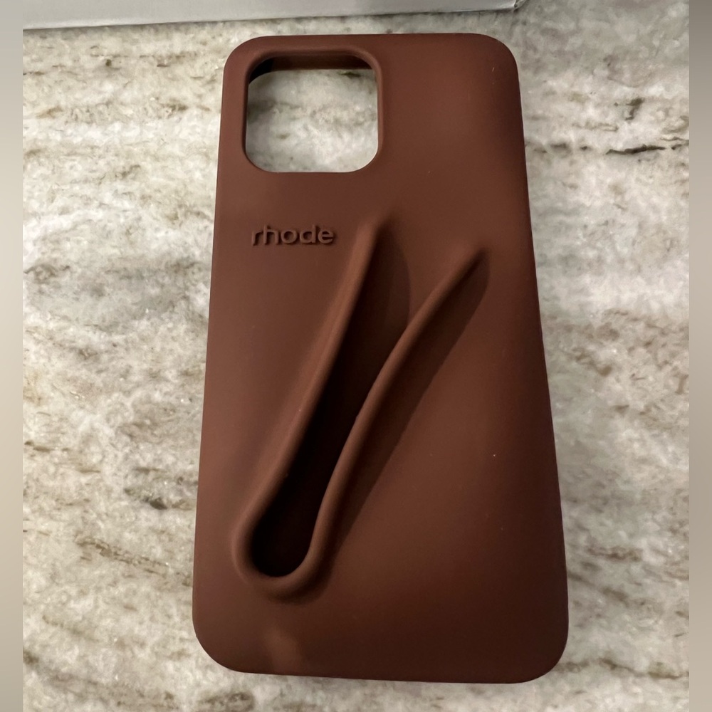 Brand New! Authentic Rhode Expresso iPhone 14pro Max cellphone case